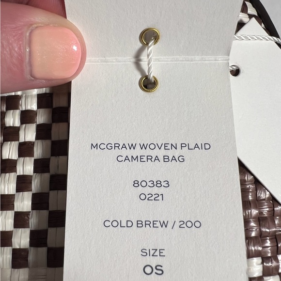 Tory Burch McGraw Woven Plaid Camera Bag - Picture 3 of 9